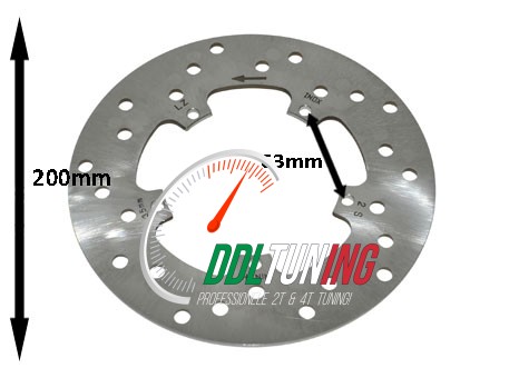 REMSCHIJF VESPA ET2-4/ FLY/ LXV/ PRIMAVERA/ SPRINT/ LX/ S/ ZIP SP 200MM VOOR PIAGGIO ORI 56395R