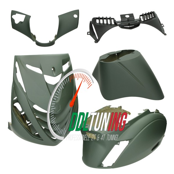 PLAATWERKSET MODEL SP ZIP2000 GROEN LEGER MAT DMP 5-DELIG