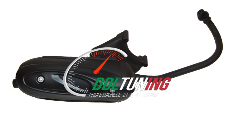 UITLAAT MOD. ORIG PIAGGIO CENTRO/ FLY/ LIBERTY/ SPORTCITY/ ZIP 4T-2V ZWART