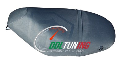 BUDDYDEK + LOGO PIAGGIO ZIP SP2000 ZWART