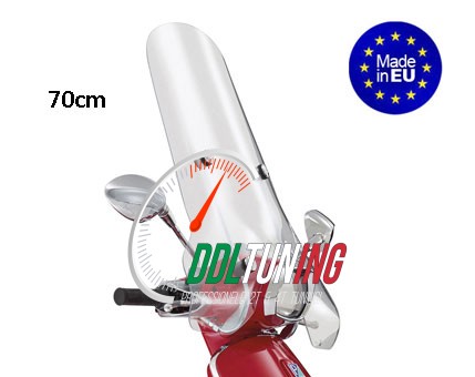 WINDSCHERM HOOG + BEV. SET (MADE IN EU) MOD. ORIG VESPA SPRINT 70CM