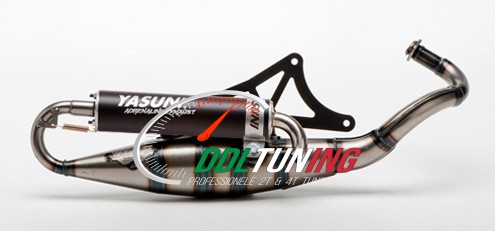 UITLAAT PIAGGIO 2T ZWART YASUNI-R TUB420B