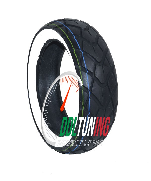 BUITENBAND + WITTE ZIJKANTEN ALL WEATHER 110/70X11 CST CM519