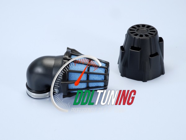 POWERFILTER HAAKS 46MM ZWART POLINI 203.0098