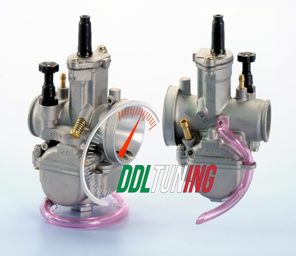 CARBURATEUR + HANDCHOKE PWK 28MM POLINI 201.0168