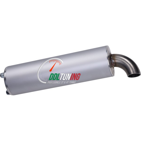 DDL TUNING UITLAAT DEMPER RACE 70-100CC ZILVER