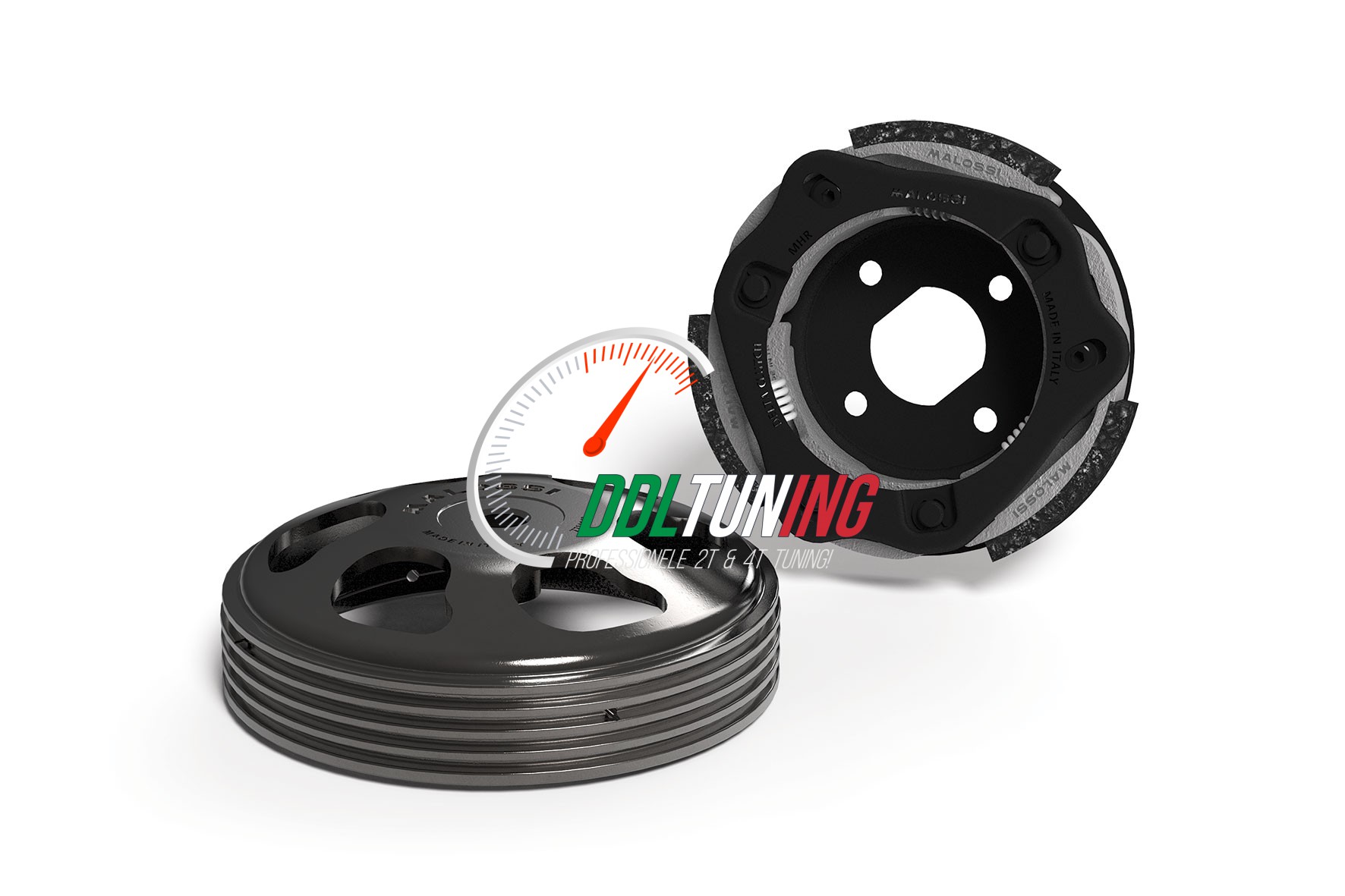 KOPPELING + HUIS MHR DELTA CLUTCH PIAGGIO 2T 107MM MALOSSI 5214738