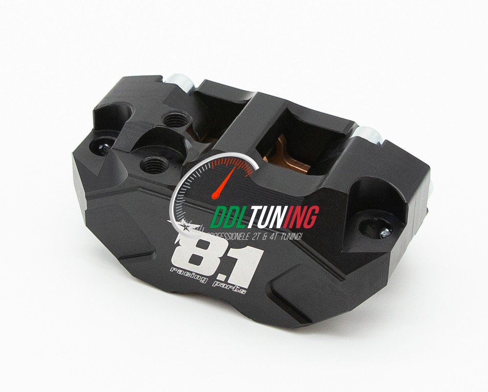 OTTOPUNTOUNO 8.1 REMKLAUW ZWART RADIAAL 4 ZUIGERS AEROX/ ZIP/ RUNNER