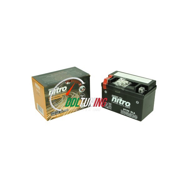 ACCU NTX9-BS/ YTX9-BS GEL PIAGGIO ZIP 4T EURO 2 NITRO