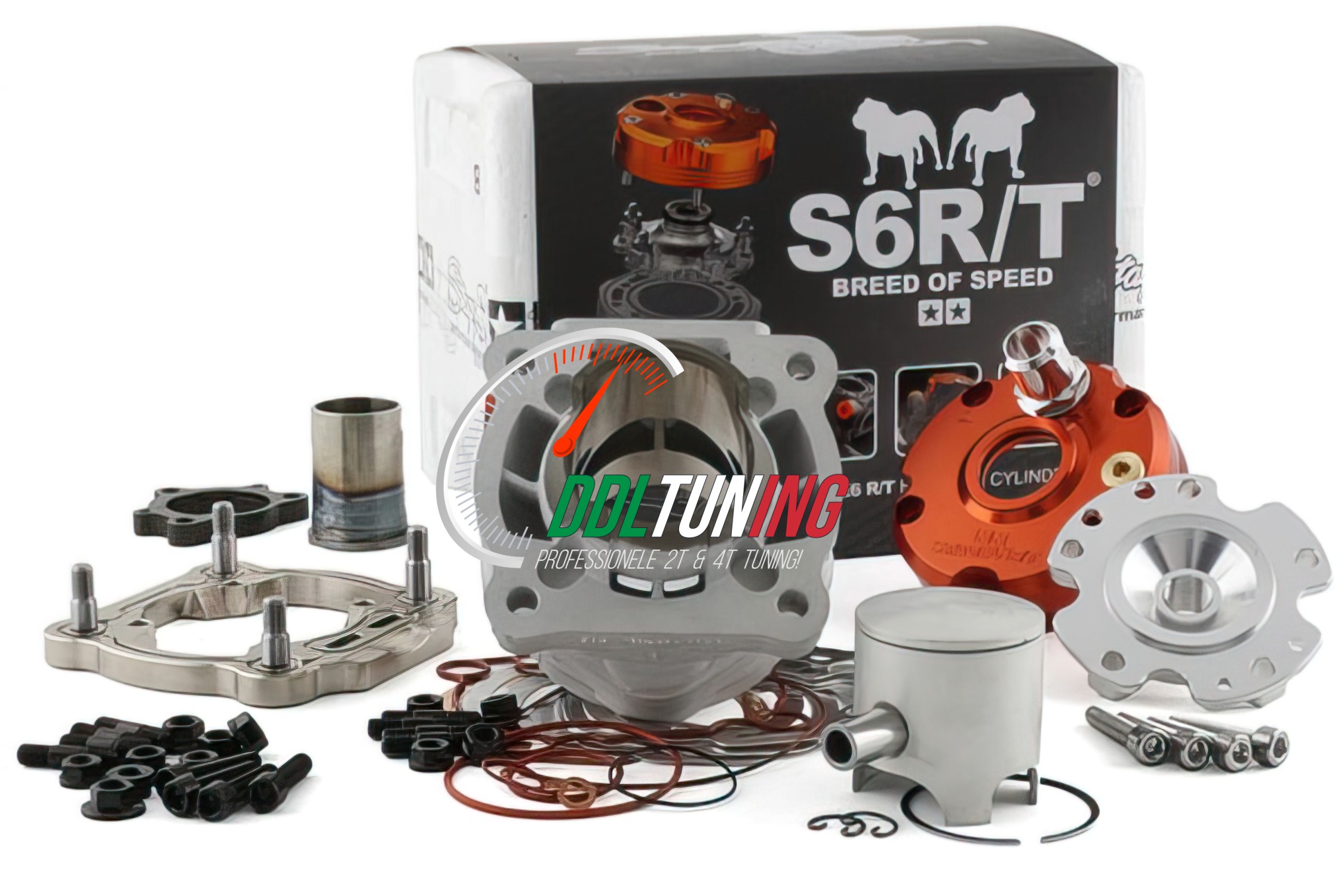 CILINDER + KOP 70CC PIAGGIO 2T LC 47.6MM STAGE6 RT