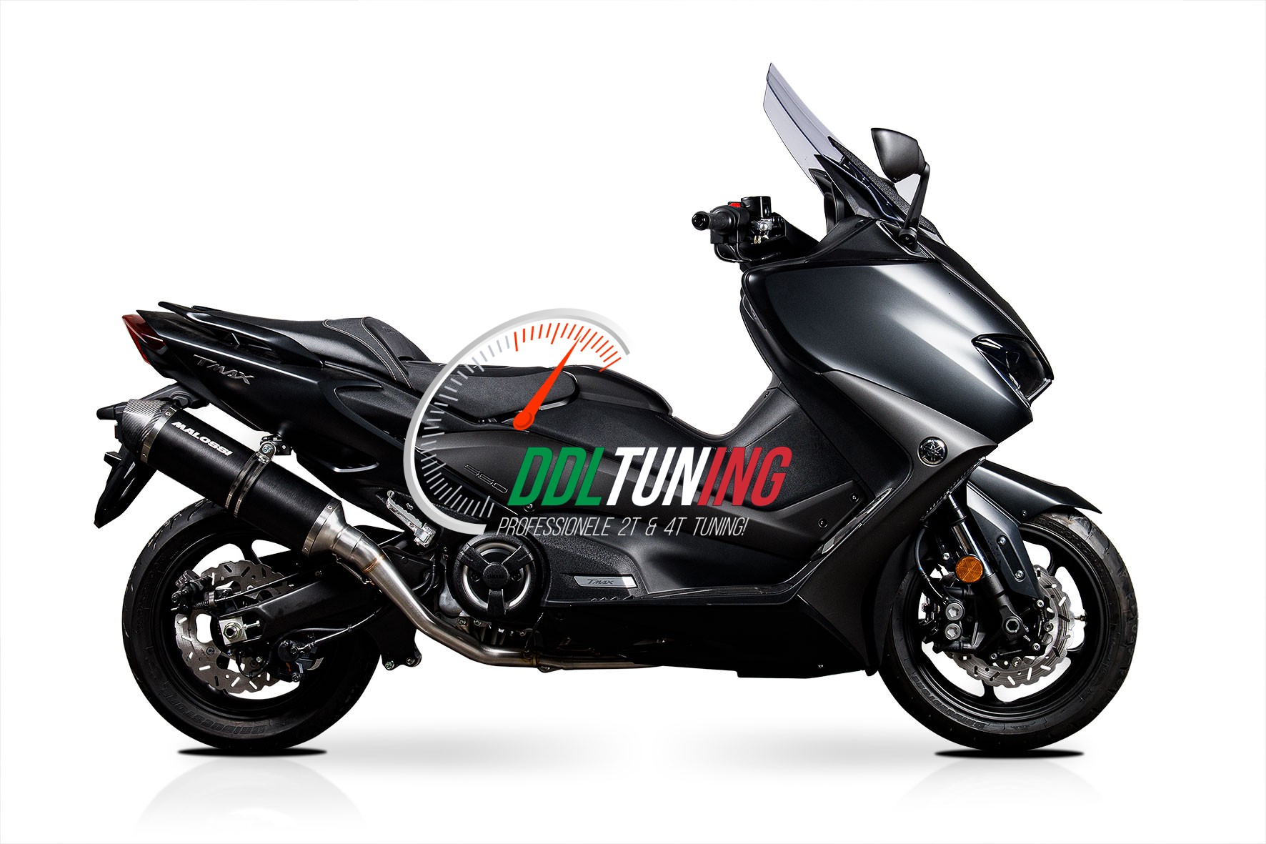 UITLAAT YAMAHA T-MAX EURO 5 MALOSSI 3218994