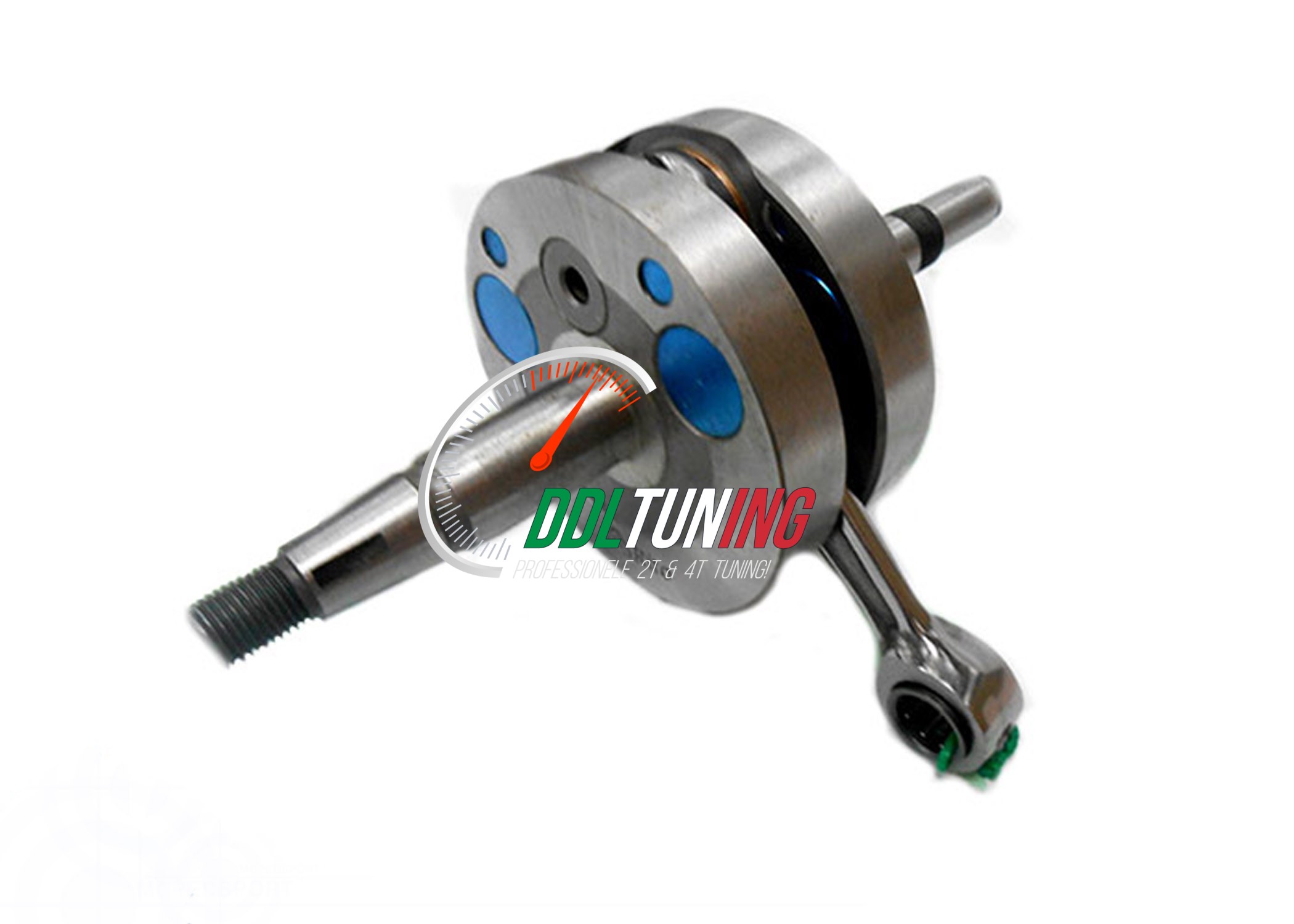 KRUKAS RITO RACE 44MM SLAG ZUNDAPP 5V GEPOLIJST MET ZILVER NAALDLAGER