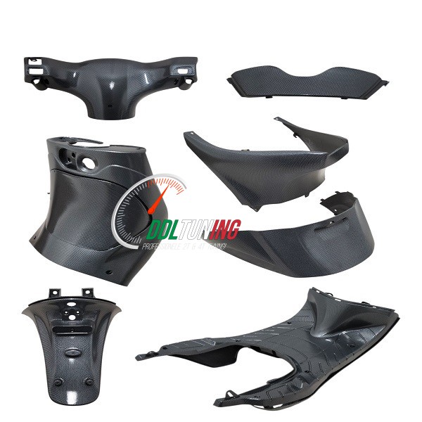 PLAATWERKSET BINNENZIJDE ZIP2000 CARBON 9-DELIG