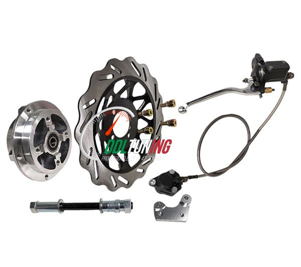 REMSCHIJF SET 240MM COMPLEET 10 DELIG VOOR PUCH MAXI