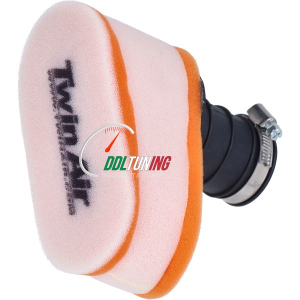 POWERFILTER RECHT 40MM MODEL OVAAL TWIN AIR