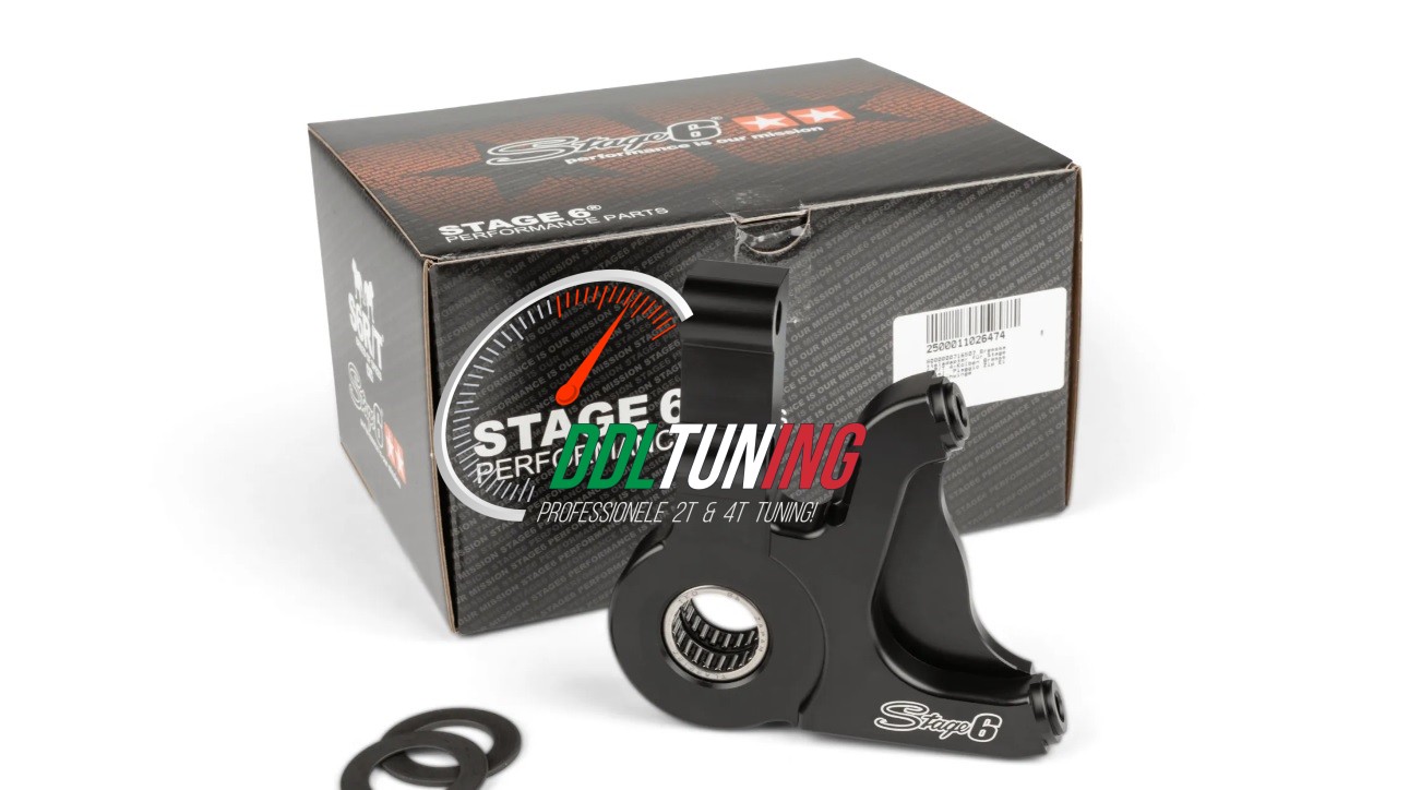 REMKLAUW ADAPTER CNC ZWART VOOR PIAGGIO ZIP SP STAGE6 RT