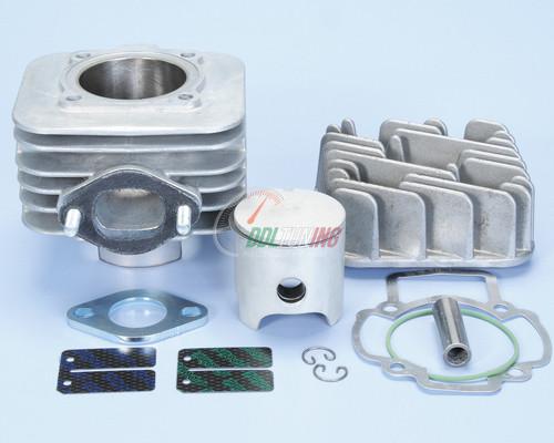 CILINDER + KOP 70CC RACING PIAGGIO AC 47.6MM POLINI 140.0214