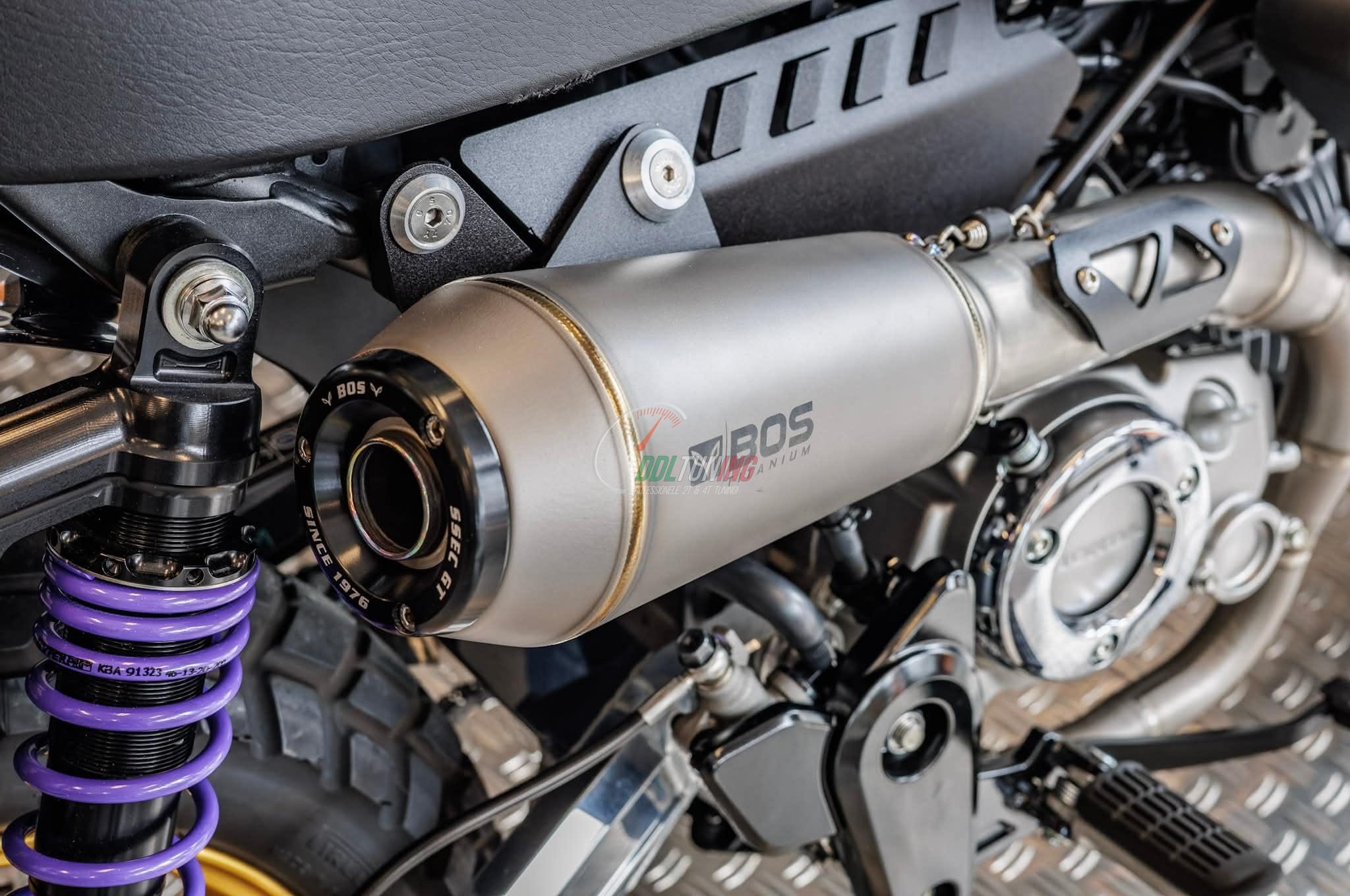 BOS EXHAUST TITANIUM HONDA MONKEY 125CC 4T