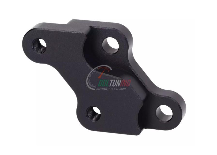 REMKLAUW ADAPTER CNC ZWART OVERSIZE 250MM VOOR AEROX/ RUNNER/ BOOSTER R&D RD12ET002